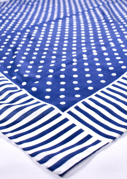 Blue & White Coventry Scarf Cats Like Us