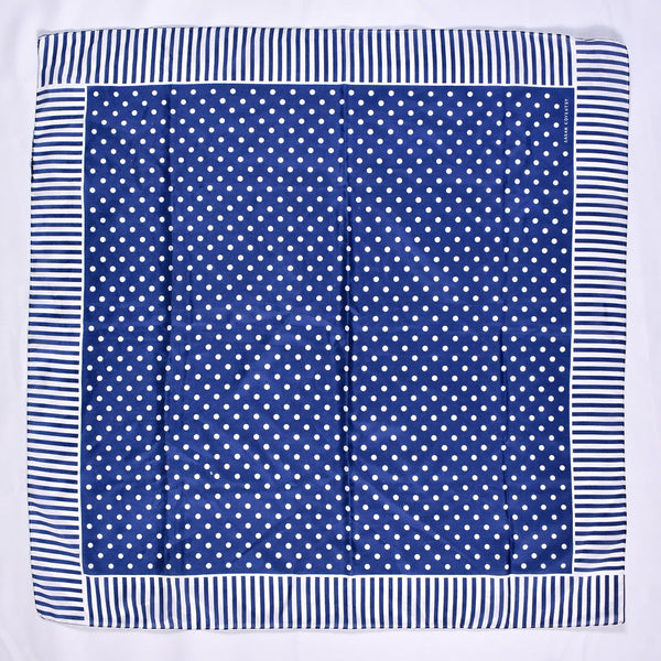 Blue & White Coventry Scarf Cats Like Us