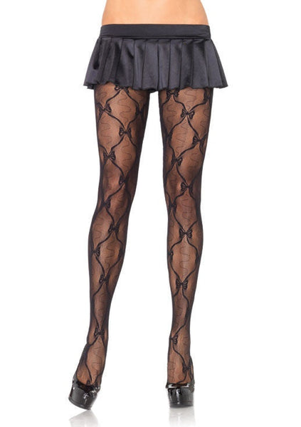 Bow Lace Pantyhose Cats Like Us