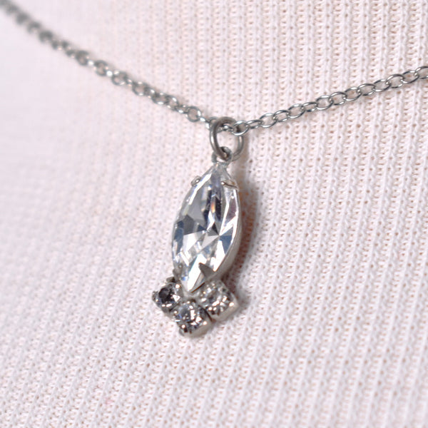 Brilliant Marquise Necklace Cats Like Us