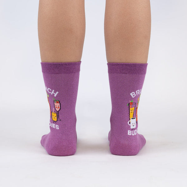 Brunch Buddies Crew Socks Cats Like Us