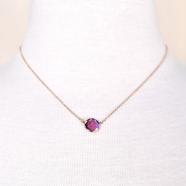 Burgundy Wine Avon Vintage Necklace Cats Like Us