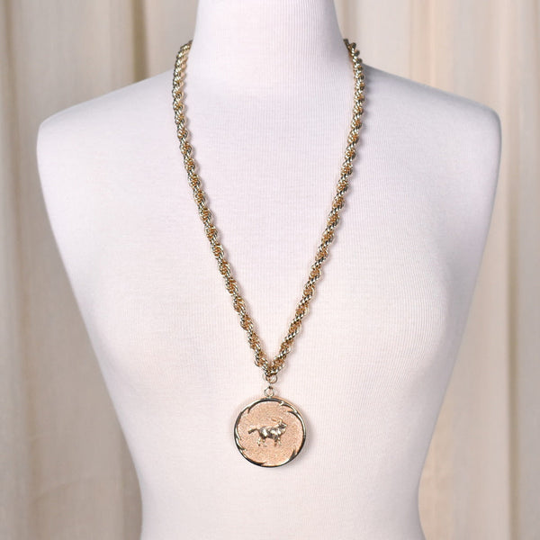 Capricorn Medallion Necklace Cats Like Us