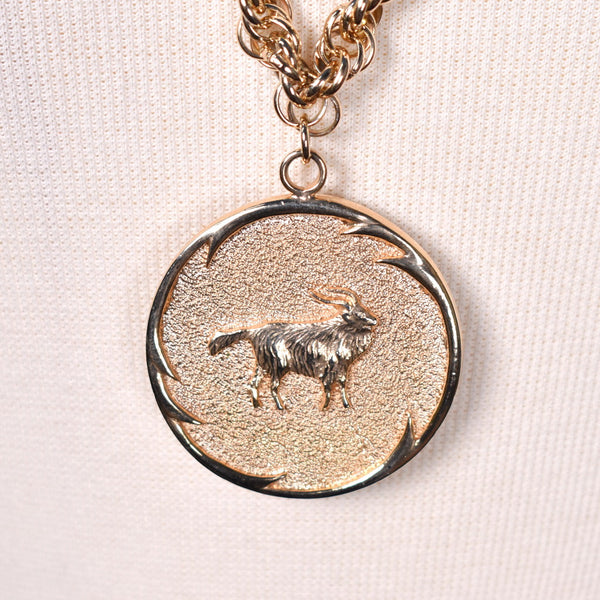 Capricorn Medallion Necklace Cats Like Us