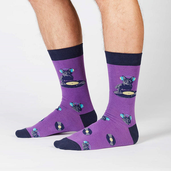 Cat Scratch DJ Crew Socks Cats Like Us