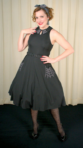 Charlie Spiderweb Swing Dress Cats Like Us