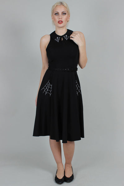 Charlie Spiderweb Swing Dress Cats Like Us