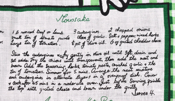 Chef's Menu Tea Towel Cats Like Us