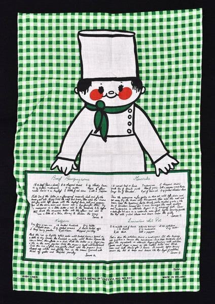 Chef's Menu Tea Towel Cats Like Us