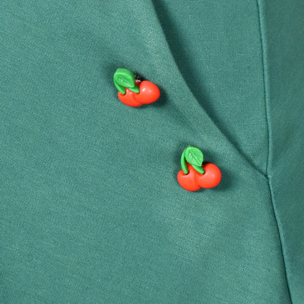 Cherry Button Swing Shorts Cats Like Us