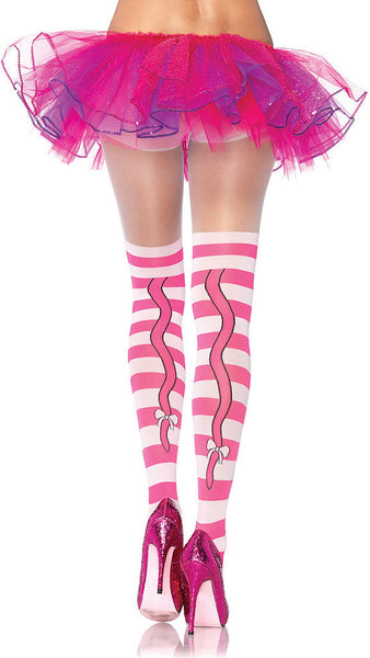 Cheshire Cat Striped Tights Cats Like Us
