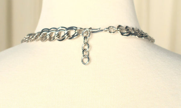 Chunky Silver Chain Necklace Cats Like Us