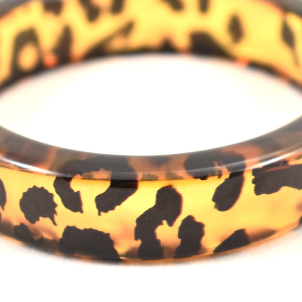 Clear Leopard Print Bangle Cats Like Us