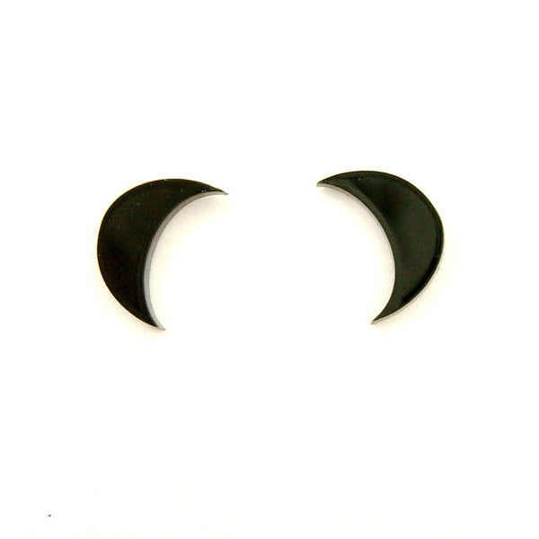 Crescent Moon Stud Earrings Cats Like Us