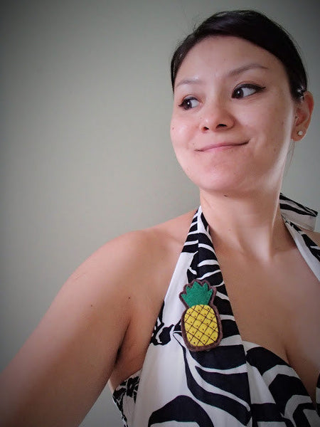Cute Pineapple Pin Brooch Cats Like Us