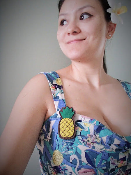 Cute Pineapple Pin Brooch Cats Like Us