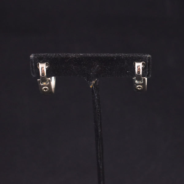 Simple Silver Hoop Earrings