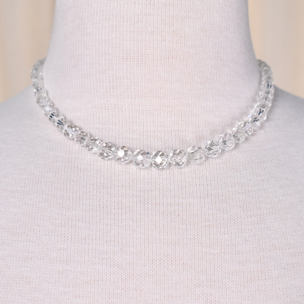 Faceted Crystal Necklace