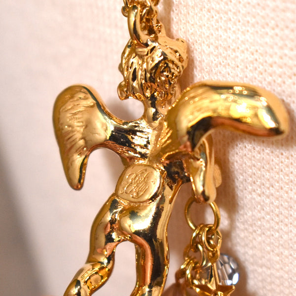 NIB Kirk's Folly Angel Cherub Pendant Necklace