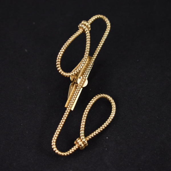Gold Lasso Tie Bar
