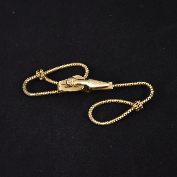 Gold Lasso Tie Bar