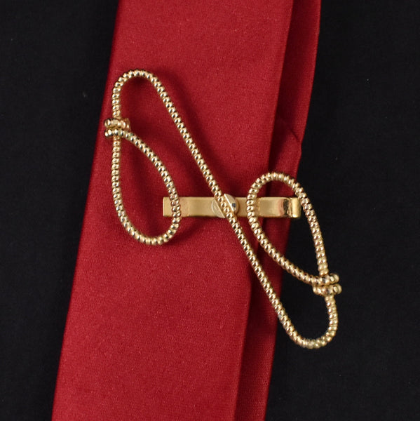 Gold Lasso Tie Bar