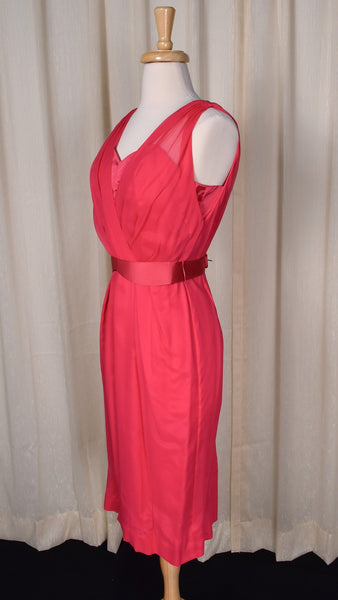 NWOT 1950s Barbie Pink Wiggle Dress