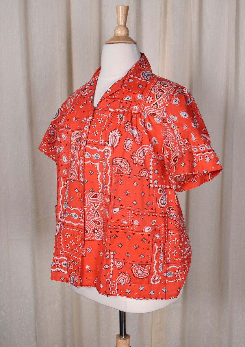 Bandana Print Blouse main image 0