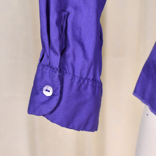 1960s Purple Blouse