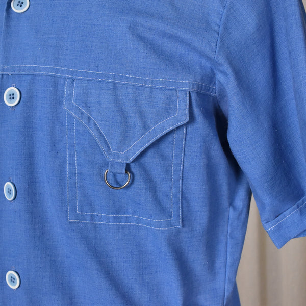 1970s Chambray D Ring Shirt