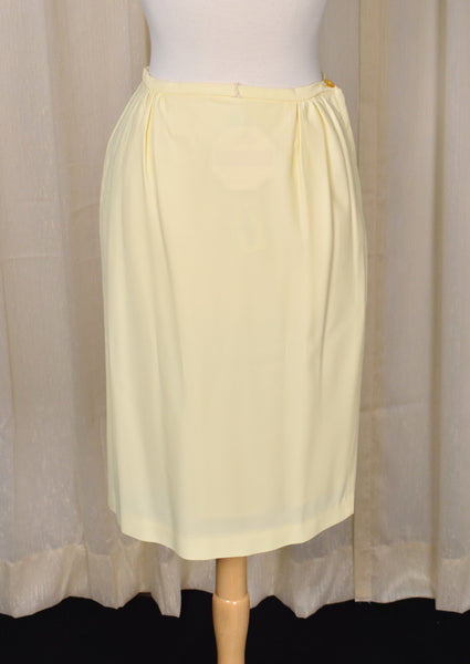 NWT 1950s Yellow Pencil Skirt