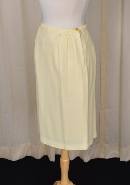 NWT 1950s Yellow Pencil Skirt