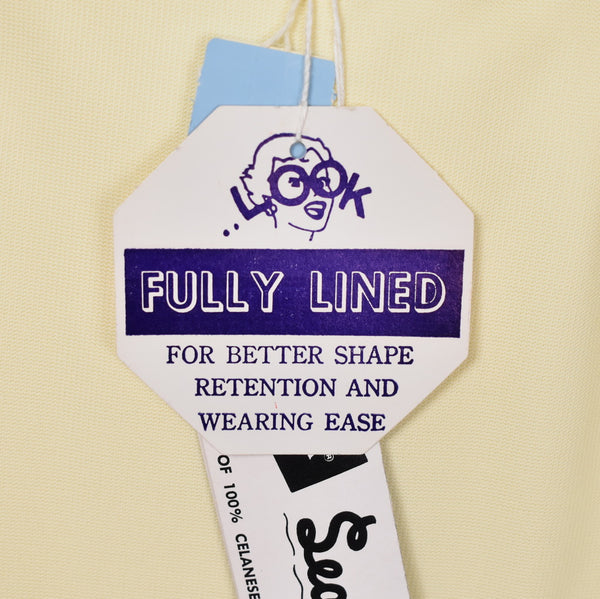 NWT 1950s Yellow Pencil Skirt