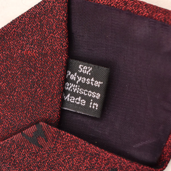 1990s Sci Fi Burgundy Tie