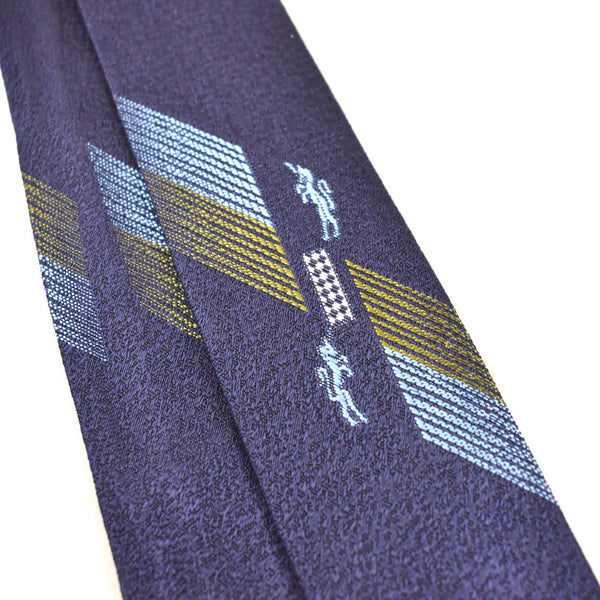 NOS 1960s Blue Unicorn Fantasy Tie