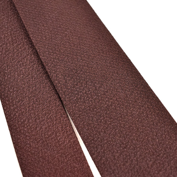 NOS 1960s Solid Brown Textured Tie