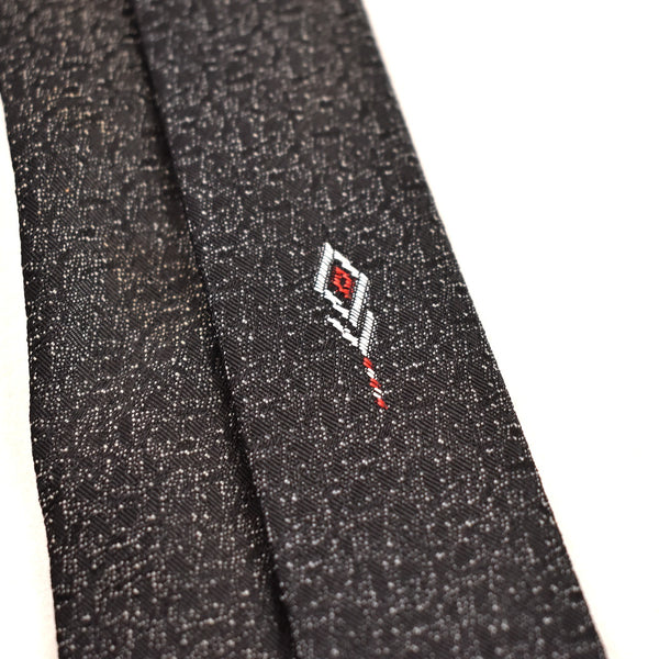 NOS 1960s Charcoal Diamond Tie