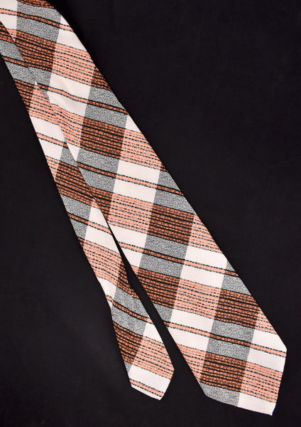 1940s Style Halloween Plaid Tie