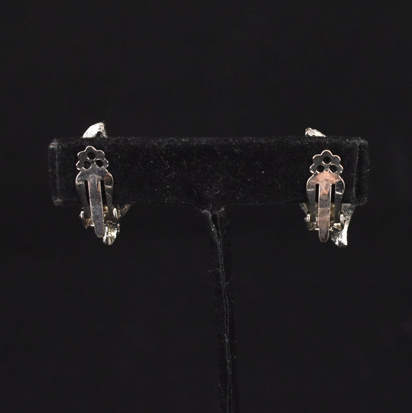 Single Textured Leaf Earrings