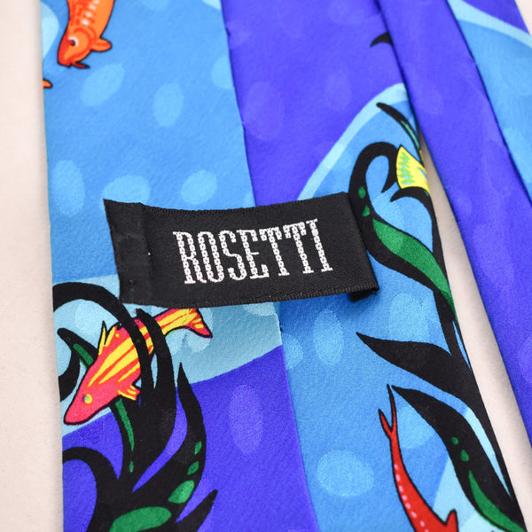 1990s Tropical Fish Underwater Tie
