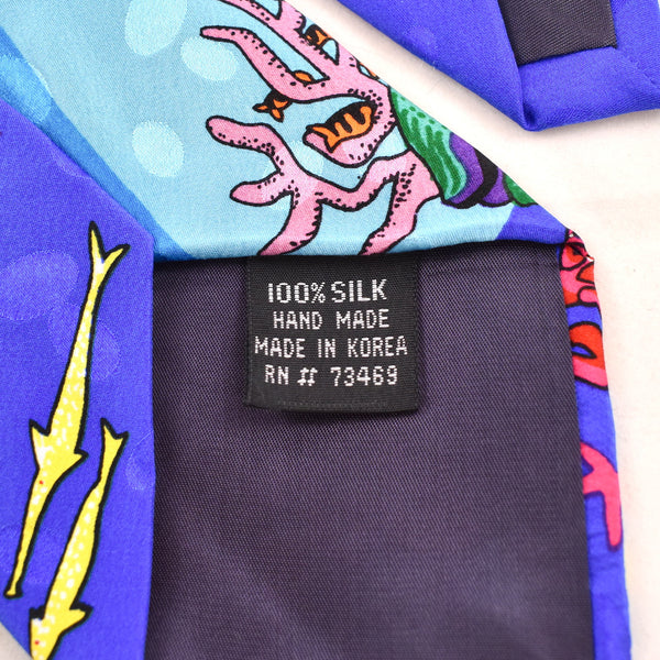 1990s Tropical Fish Underwater Tie