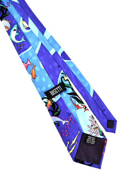1990s Tropical Fish Underwater Tie