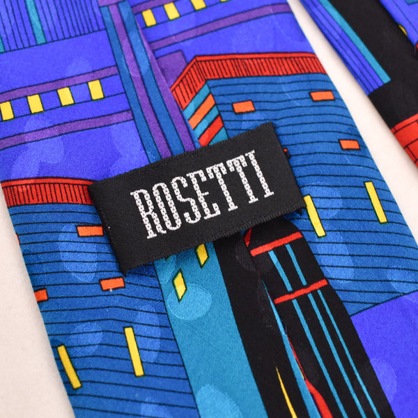 1990s Cityscape at Night Tie