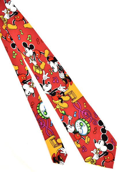 1990s Mickey & Co Musical Tie