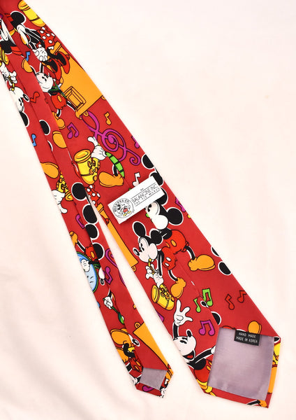 1990s Mickey & Co Musical Tie