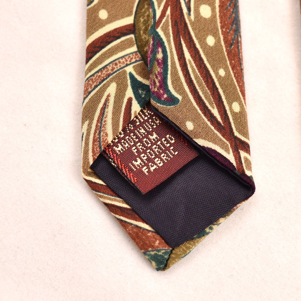 1990s Art Nouveau Floral Tie