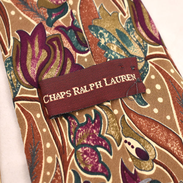 1990s Art Nouveau Floral Tie