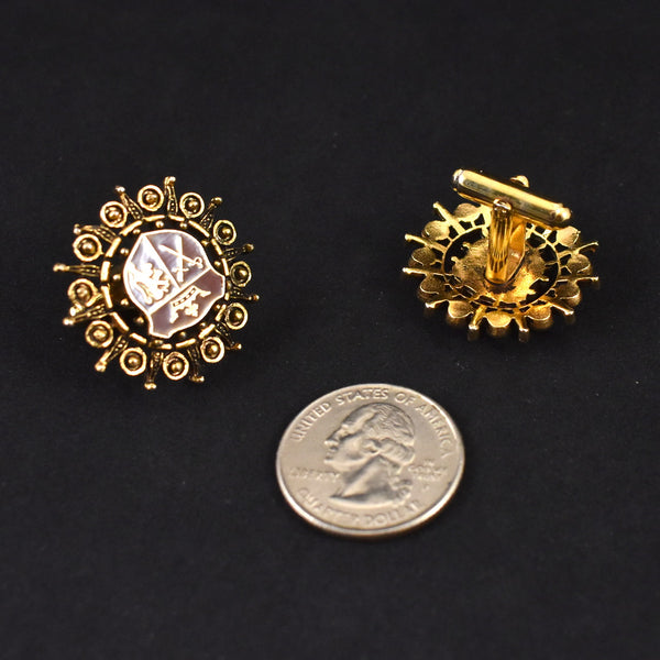 Large Crest Shield Cufflinks