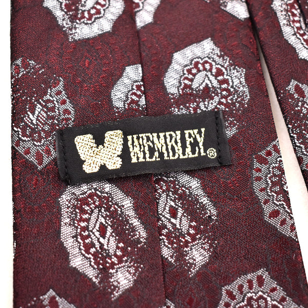 1960s Silver Medallion Tie