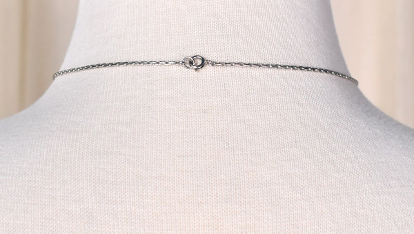 Crystal Navette Sarah Coventry Pendant Necklace